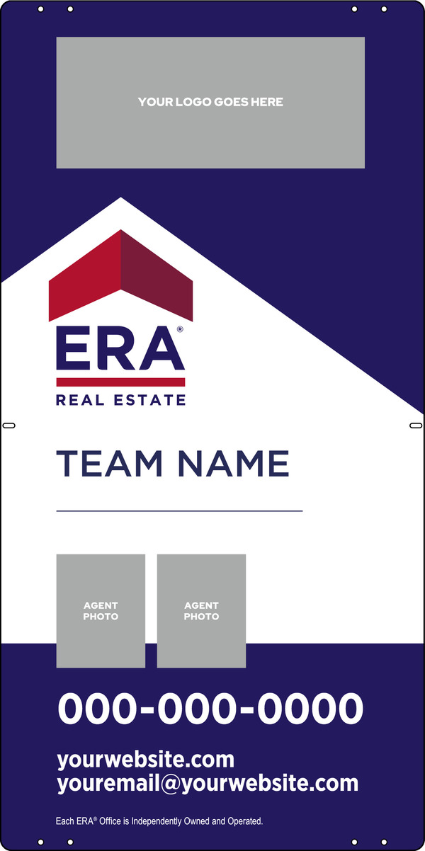 Team Logo - Photo Sign Panel, 36h x 18w, Steel